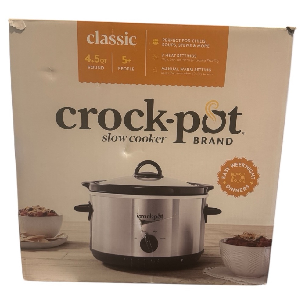 Crock-Pot Slow Cooker 4.5qt